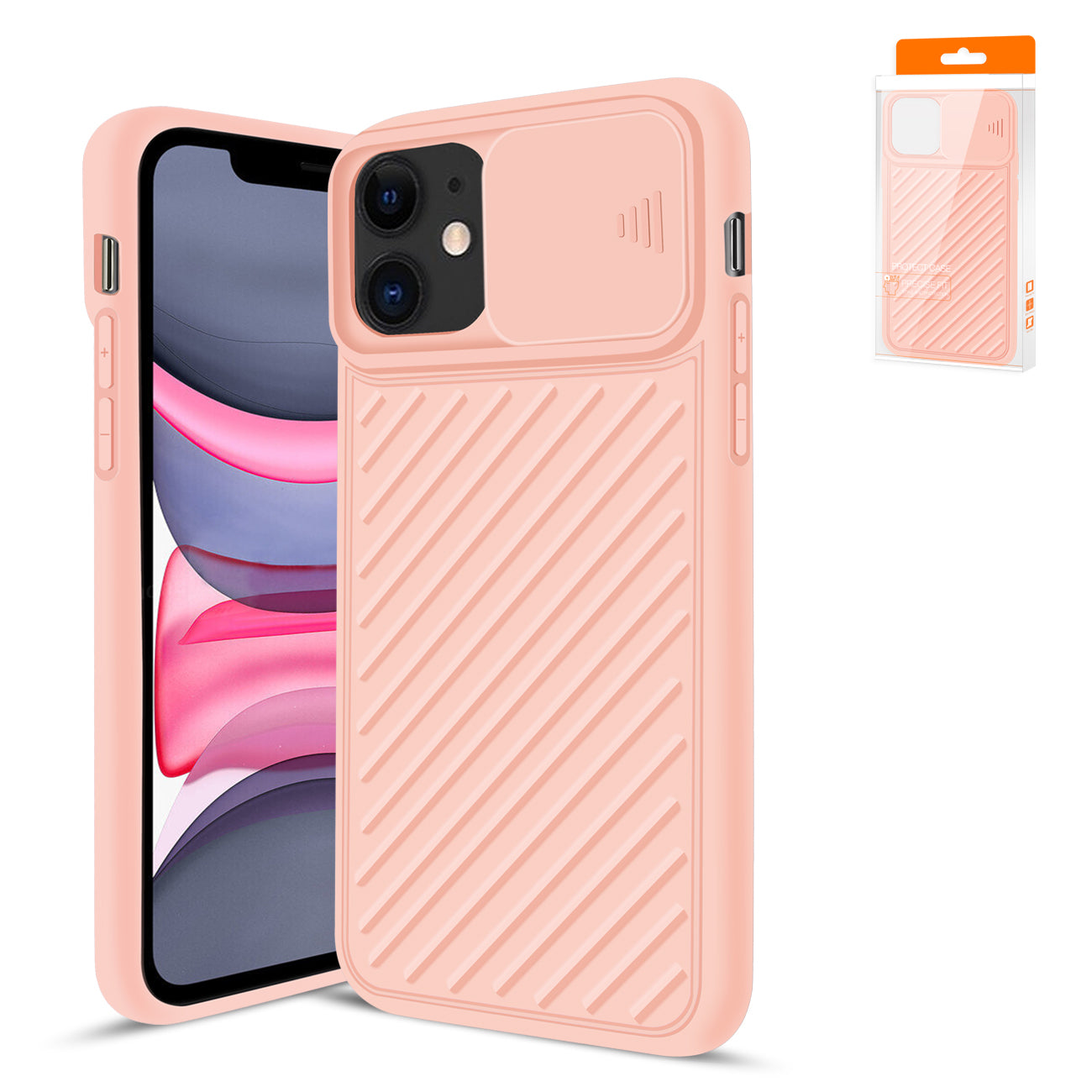 Reiko CamShield Series Case with Slide Camera Cover Slim Stylish Protective tpu case for IPhone 11